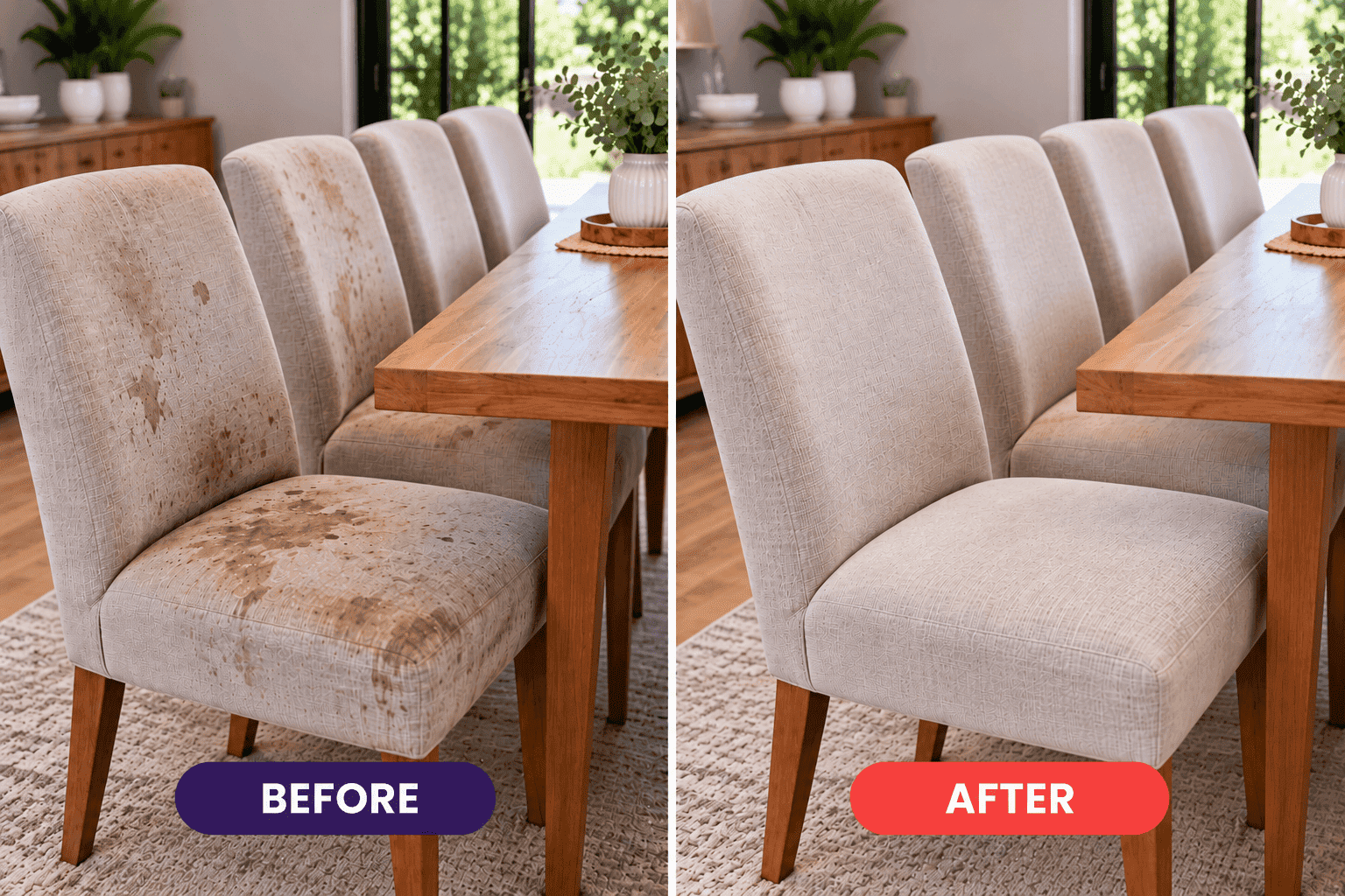 Table Sofa Cleaning Transformation Perth
