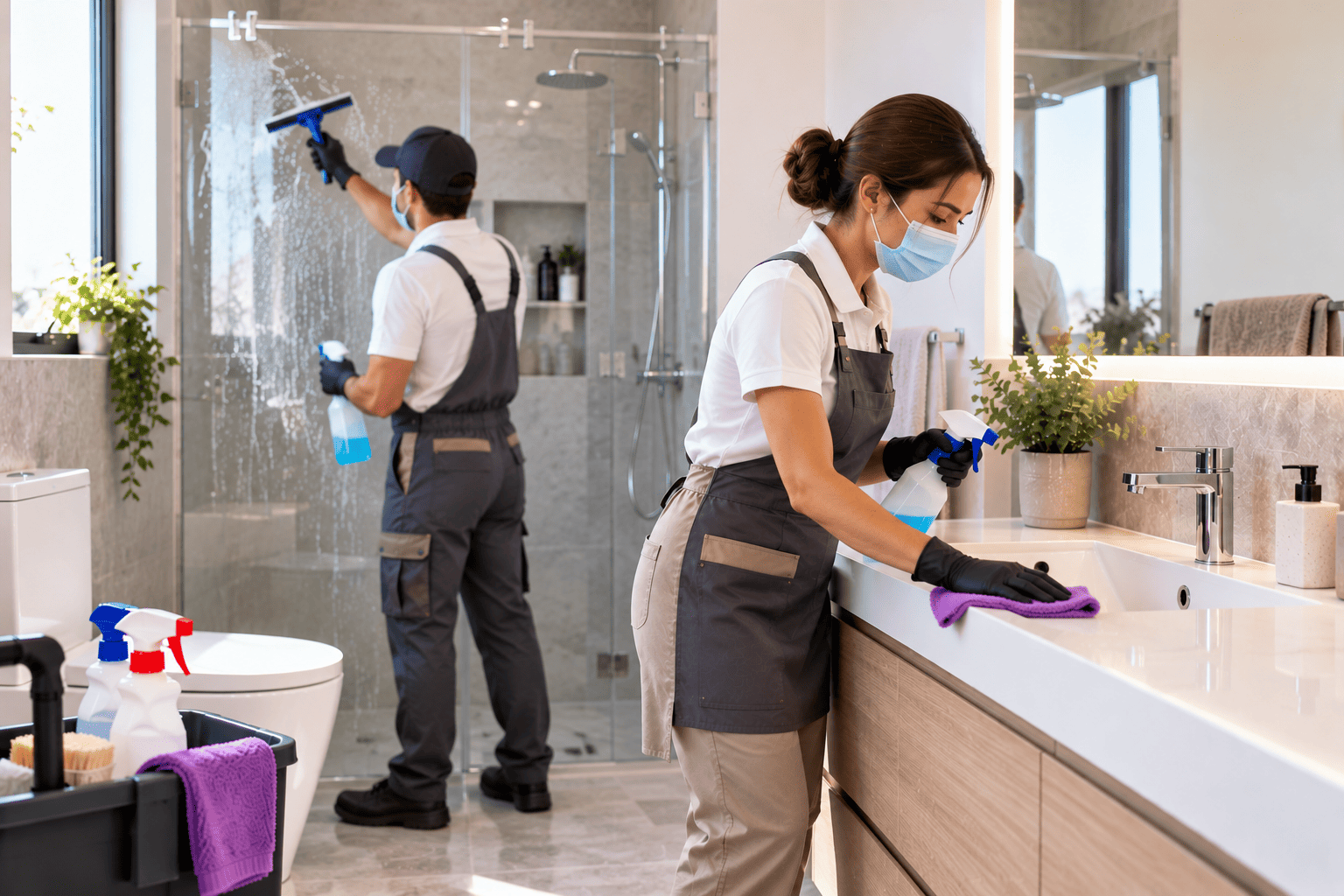 End of Lease Bathroom Scrubbing Perth