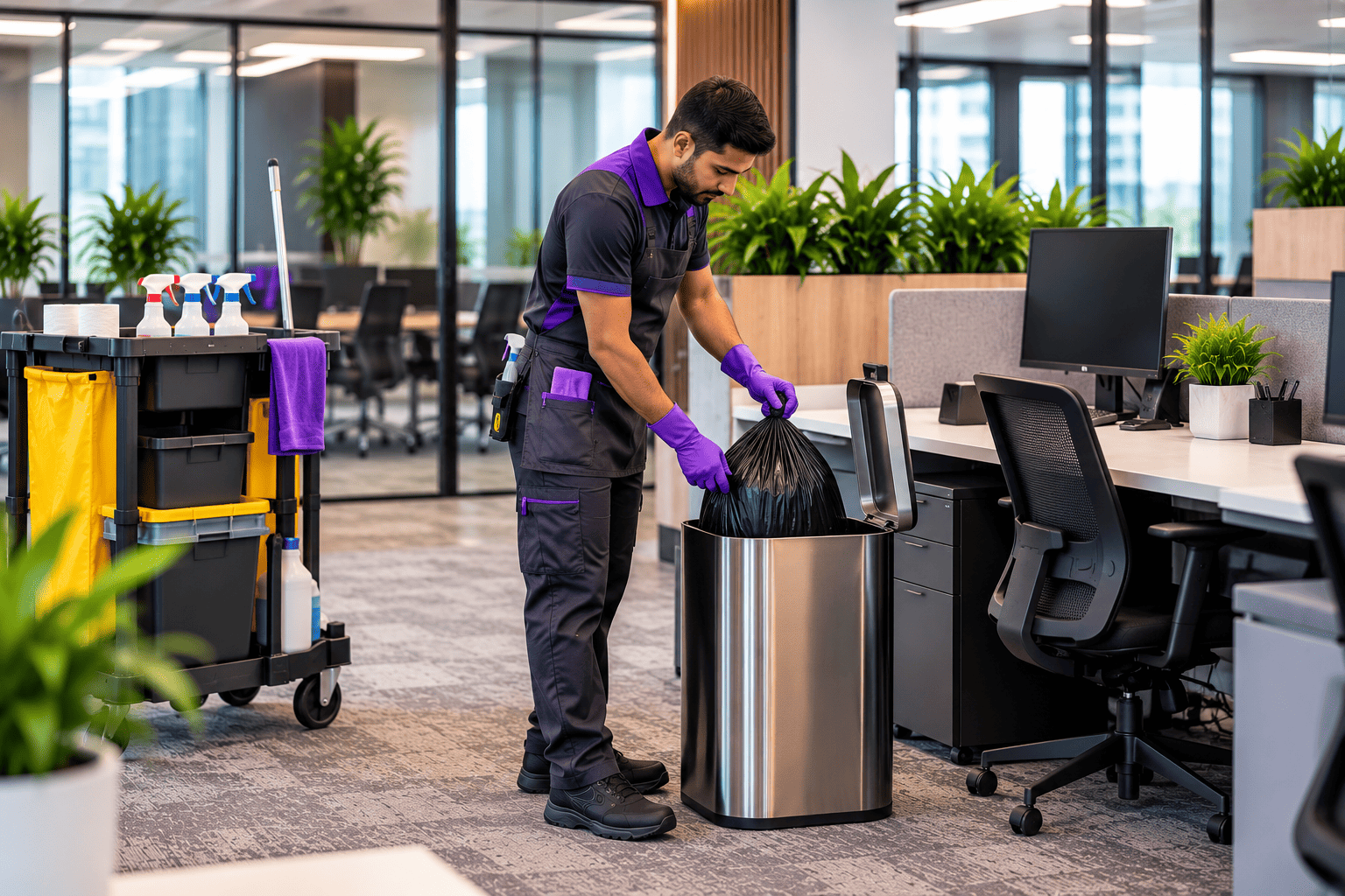 Professional Office Cleaning in Action Bin Perth
